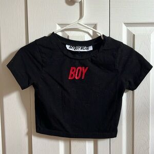 My Boy Wear Crop Tshirt size small
